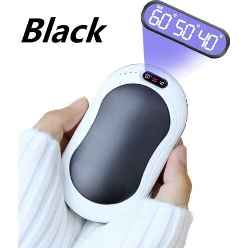 Youpin Hand Warmer 10000 MAh USB Power Bank Electric Portable Pocket Hand Warmer Digital Display Multi-Function Pocket Cloth Bag