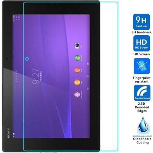 9H Tempered Glass Screen Protector For Sony Xperia Tablet Z2 SGP541 521 Z3 Z4 SGP771 Tablet Protective Film