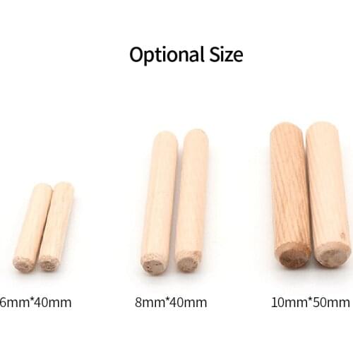 100pcs Dowel Mutilfunctional Wood Dowels Fluted Wooden Dowels Set of 100pcs Dowel Pins Fluted Pins for Furniture Cabinets