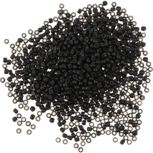 Professional Micro Beads Human Hair Extension Silicone Micro Rings 1000pcs