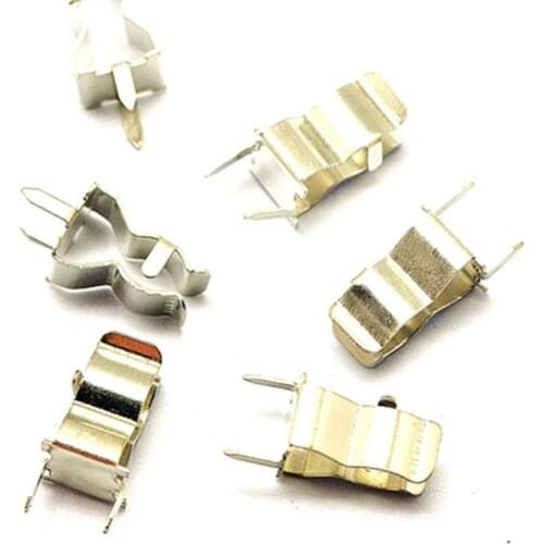 20pcs 5*20mm The fuse clip Fuse holder Fuse clip 5X20MM Insurance header Copper clamp