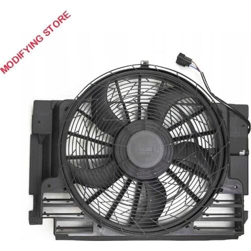 64546921381 for A/C AC Radiator Condenser Cooling Pusher Fan 5 Blades for BMW X5 E53 00-06 E53 Series for 3.0 4.4 4.6