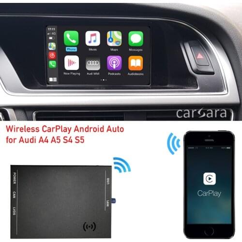 Apple carplay adapter android auto add-on interface for A4 A5 S5 B8 MMI system concert symphony radio with carplay apps airplay