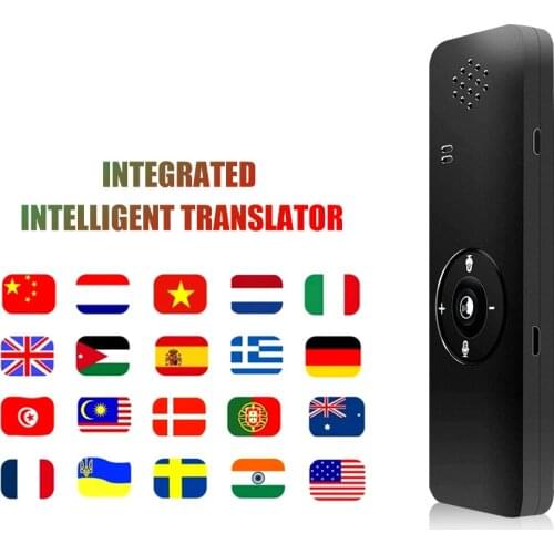 Caldecott Bluetooth 4.2 Traveling Meeting Voice Translator Intelligent Language Translator Real-time Translation Machine