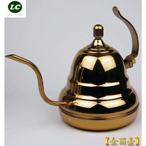 Kettle 1 litre Stainless steel coffee pot induction cooker kettle with filter thickening teapot tea juice pot the teapot