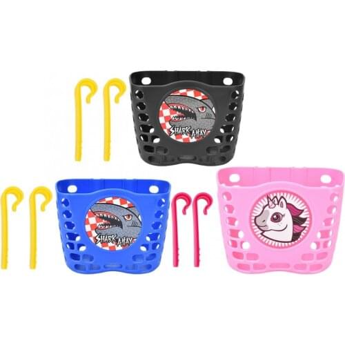 Children Bike Basket Cute Front Bag Hanging Basket Durable Bike Bicycle Shopping Holder Bag for Children Kids Bike Accessories