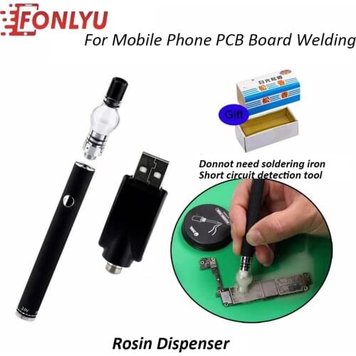 Rosin Dispenser Rosin Solder Flux Pen Paste Soldering Tin Material Repair Tool Motherboard Short Circuit Detector For Welding