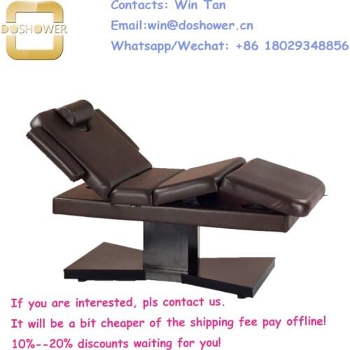 Electric facial beauty bed with facial chair bed massage electric of salon furniture electric spa facial bed