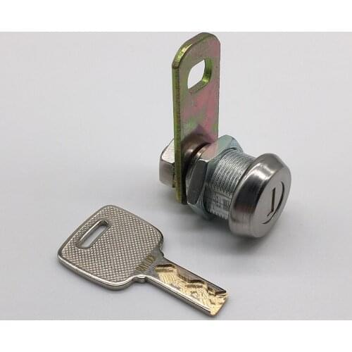 M19 lock housing zinc plating furniture drawer cylinder lock with keys