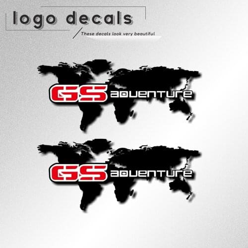 Motorcycle reflective rim waterproof tire suitcase notebook for BMW r 1200 gs adventure world MOTO logo R1200GS Sticker