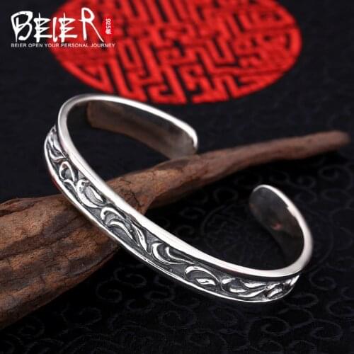 Beier Bracelet fashion romantic high quality vintage pattern Bracelet man and women bracelet BR925SZ008