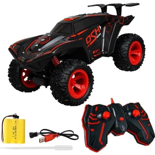 RC Car 2.4G High Speed Cool Lighting Remote Control Vehicle Stunt Climbing Buggy Car 1:12 4WD Spray Drift Electric Toy Car Model