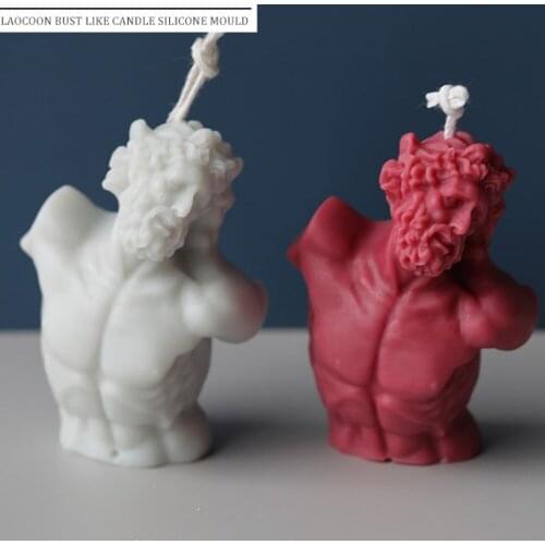 3D Silicone Laocoon Candle Mold, Scented Candle Mold, DIY Handmade Aromatherapy Candle Mold, Plaster Mold 10360250