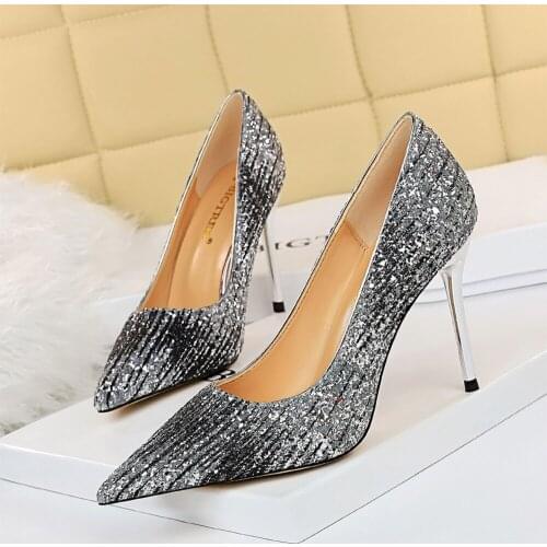 Wedding Shoes Sexy Nightclub Shoes Skinny High Heels Skinny Heels High Heels Pointed Shoes Shoes