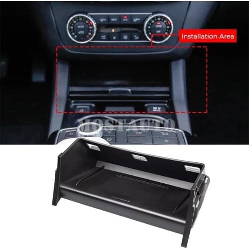 The Phone With QI Wireless Charging For Benz GLS X166 GLE W166 C292 Wireless Car Charger Phone Fast Charging Pad 2016-2019