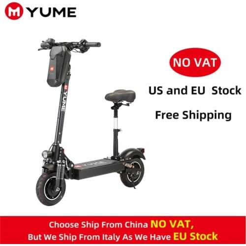 YUME Free Shipping Adult Electric Scooter,US Stock Foldable 2000w Scooter With 10 Inch Fat Tyre