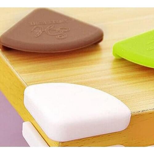 4pcs Table Corner Cushion Baby Proofing Child Safety Table Edge Guard Silicone Soft Protection Removable Table Corner Protector