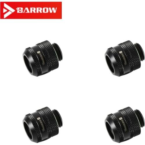 4 pieces of barrow black, silver, white, gold G1 / 4 "12mm / 14mm / 16mm hand compression fitting hard tube, water-cooled DIY