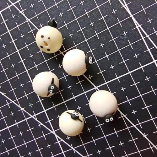 1pcs/lot resin solid lovely mother sheep cartoon 13mm fairy garden gnome moss terrarium decor crafts bonsai home DIY A110-6