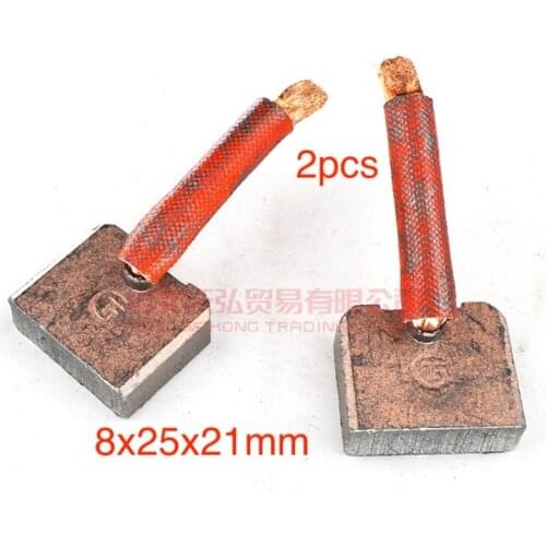 2pcs M105/M93 series high-quality starter motor carbon brush 8x25x21mm 8x30x23mm