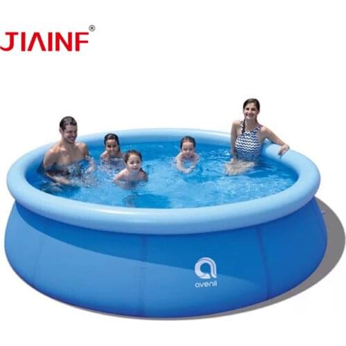 244*66Cm 8 Feet Inflatable Swimming Pool Summer Outdoor Water Party Amusement Paddling Large Pools For Removable Family Backyard