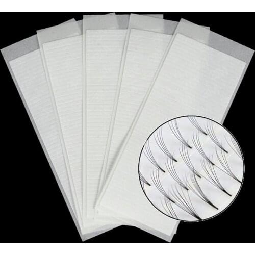 250pcs/bag Eyelashes Cluster Saving False Lashes Assistant Adhesive Tape Individual Eyelashes Fan Saving Eyelash Extension Tools