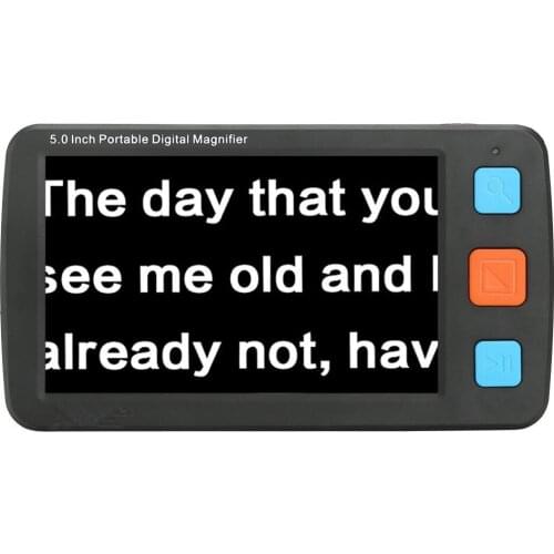 32X Portable Handheld Lupa 5Inch LCD Magnifier Low Vision Aid Video Magnifier Electronic Microscope Reading Digital Microscopio