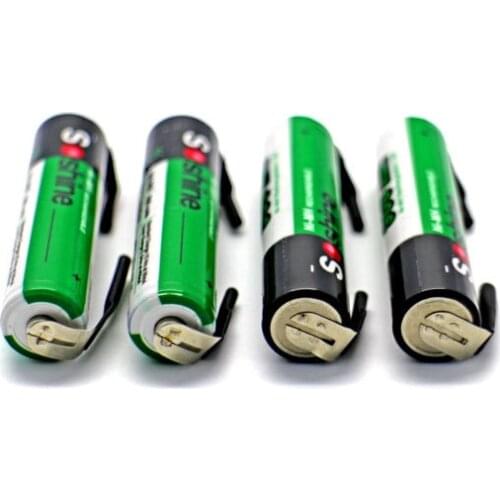 4 pcs Soshine AAA NiMH 900mAh 1.2V rechargeable battery with tab Spot welding battery