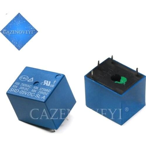 5pcs/lot Relays SRD-05VDC-SL-C SRD-12VDC-SL-C SRD-24VDC-SL-C SRD-09VDC-SL-C 05V 09V 12V 24V 10A 250VAC 5PIN T73