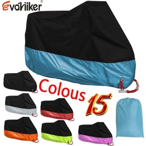 Motorcycle Covers 190D Silver Motors Bike Dust Waterproof Outdoor Indoor Rain UV Protector Cover Coat For Bicycle Scooter