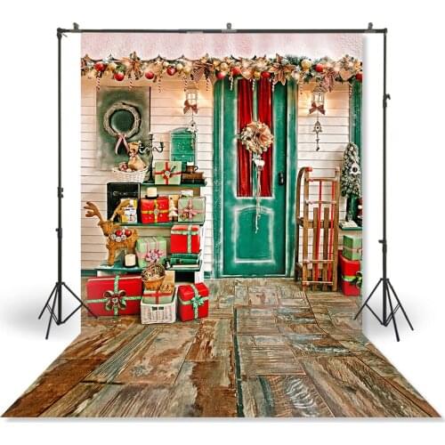 HUAYI Photography Backdrops Christmas Day Celebration Party Decor Photo Background Christmas Holiday Family Backdrop XT-6062
