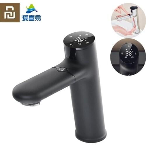 Youpin Induction Contactless Faucet Gesture Switching Hot&Cold Water Digital Display Faucet Kitchen Sink Tap with Soap Dispenser
