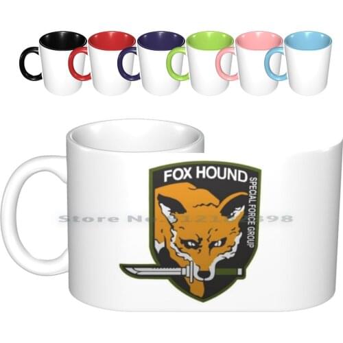 Fox Hound Special Force Group Ceramic Mugs Coffee Cups Milk Tea Mug Metal Gear Solid The Phantom Pain Guns Of The Patriots