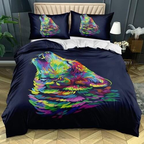 3D Custom-make Bedding sets Animals Duvet cover set Wolves Design Double Queen Full size Home textile