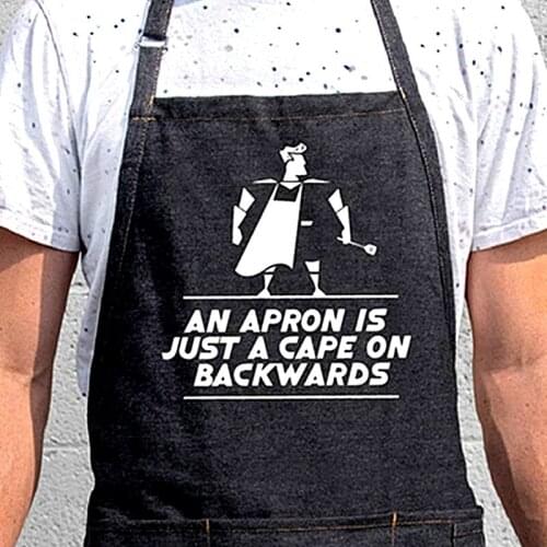 Custom Summer Creative Mens Apron,Funny Baking hero Apron,Personalized Fried fruits and vegetables master,Super Dad Star Baker