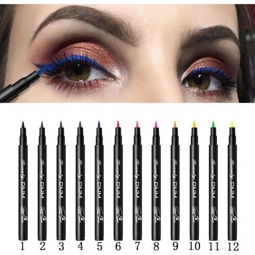 Matte Eyeliner Waterproof Liquid Pencil Long Lasting Eye Liner Makeup Eyeshadow Pen Party Eye Cosmetic Tools