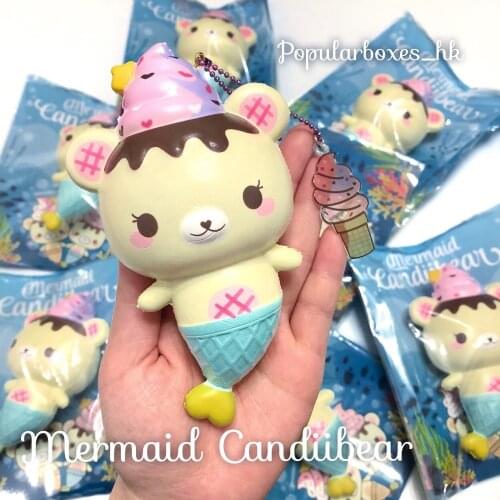 Creamiicandy yummiibear mermaid squishy Slow Rising Gift Toy