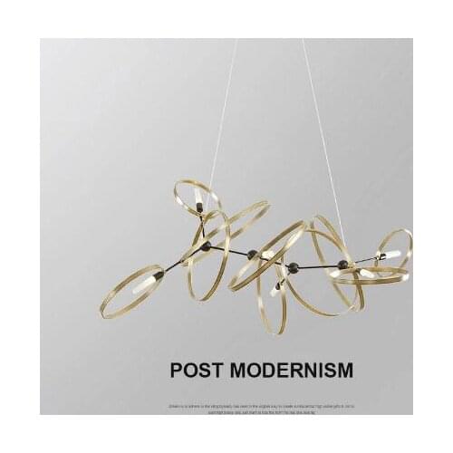 Nordic Brush Gold Led G9 Pendant Light L150cm 6 Light Led Pendant Lamp Adjustable Hanging Luminarias Indoor Lighting