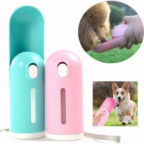 Portable Pet Cat Water Bottle For Small Cats Travel Puppy Cat Drinking Bowl Outdoor Pet Water Dispenser Feeder Dog Products