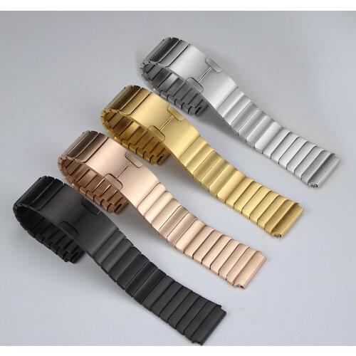 22mm Metal Strap for Huawei Watch GT 2 46mm /Amazfit GTR 47mm Men Stainless Steel Band fit Samsung Galaxy watch 3 45mm Gear S3