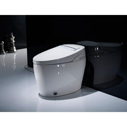 Luxury S-trap P-trap Intelligent WC Elongated Remote Controlled Smart Bidet Toilet TM3600A