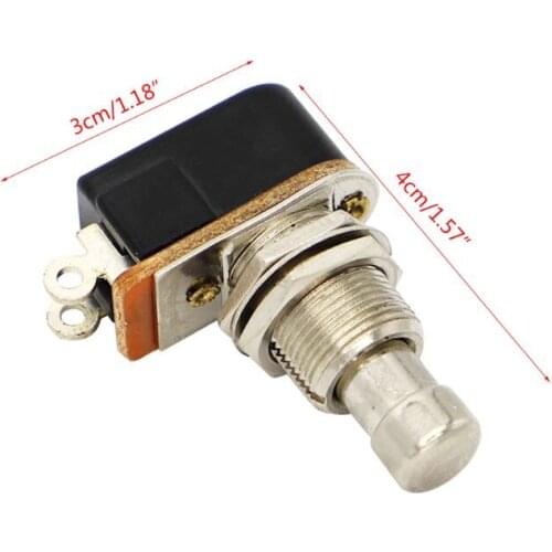 SPST 1P1T Momentary soft stomp foot pedal bypass switch guitar effects-TwTh