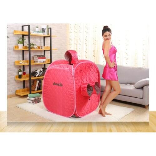 Three Steam Sauna Box Khan Steam Room+2.0L Sauna Steamer Adults and children 80*80*100cm