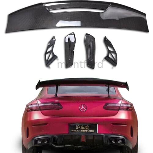 Universal MAD Style Carbon Fiber Rear Trunk Spoiler Wing For Benz C-Class W205 C63 C180 C200 C220 C250 2015 2016 coupe
