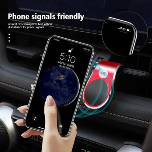 1Pcs Universal Magnetic Car Phone Holder For Fiat 500 Tipo Abarth FR Punto Palio Ducato Stilo Pondo Bravo Viaggio Doblo