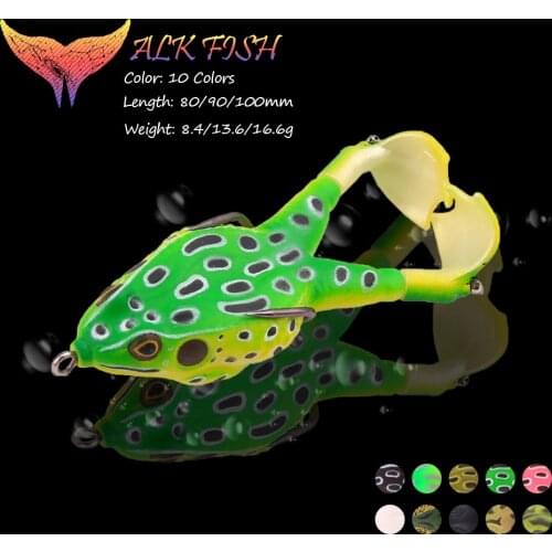 WALK FISH 1PCS 8.4g/13.6g/16.6g Frog Soft Bait Double Propeller Shad Soft Lure Silicone Bait Jigging Wobbler Fishing Lure Tackle