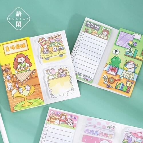 20sets/lot Memo Pads Sticky Agos Fantasy World Series Scrapbooking Stickers Office School stationery Notepad