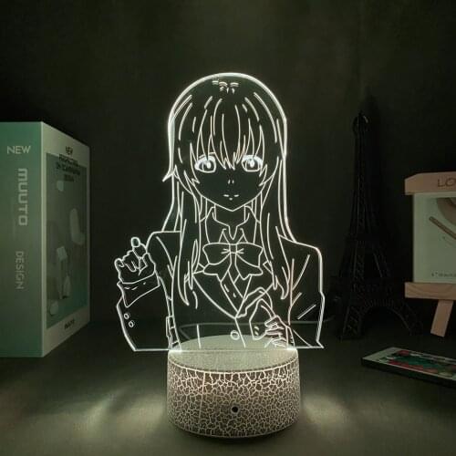 Anime A Silent Voice 3d Lamp for Bedroom Decor Nightlight Kids Birthday Gift Manga Gadget A Silent Voice Led Night Light Bedside