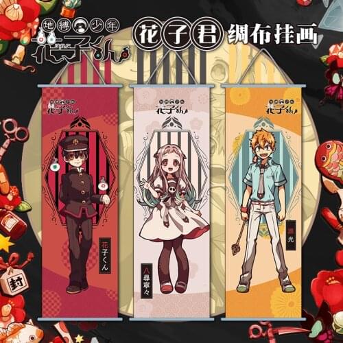 Toilet-Bound Hanako-Kun Yugi Amane Yahiro Nene Poster Anime Scroll Painting Fashion Printed Hanging Pictures Home Decor