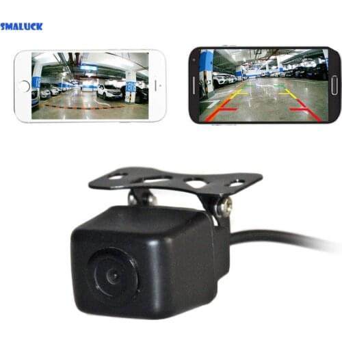 SMALUCK Car Rear View Camera WIFI Reversing Camera Dash Cam Star Night Vision Tachograph Car Charger for iPhone Android Phone